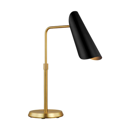 Studio Tresa 1-Lt Task Table Lamp, Black/Brass