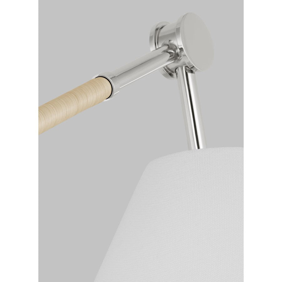 Studio Remy 1-Lt Large Task Table Lamp, NK/WH Linen