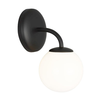 1 Light Bathroom Vanity Light, Midnight Black