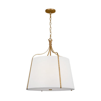 4 Light Hanging Shade, Ant Gild