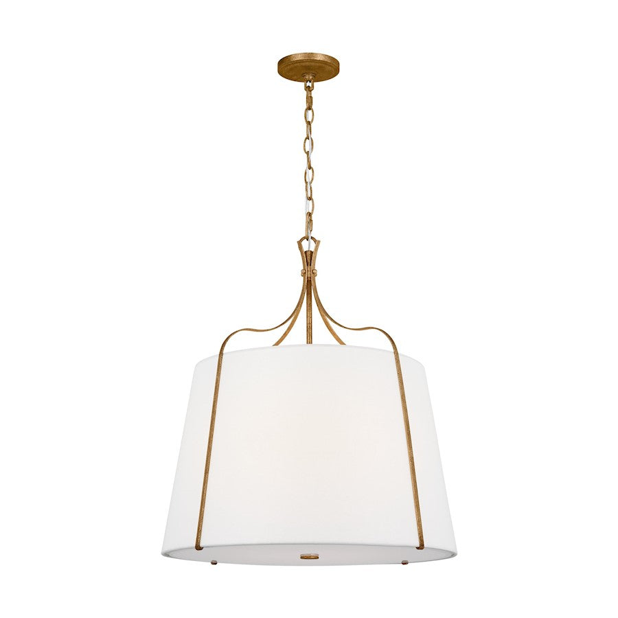 4 Light Hanging Shade, Ant Gild