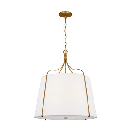 4 Light Hanging Shade, Ant Gild