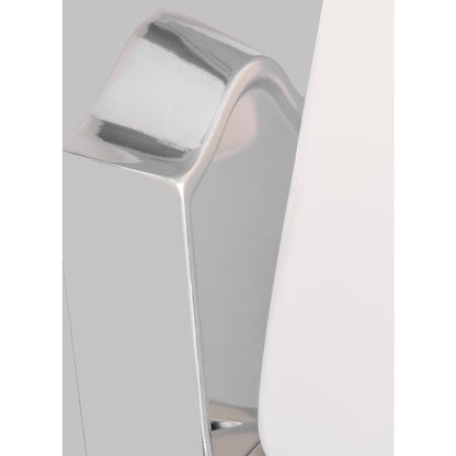 2 Light Bathroom Vanity Light, Polished Nickel