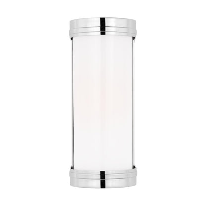 Visual Comfort Studio Ifran 1-Lt Small Vanity, Pol Nickel/Opal Etched - AW1131PN