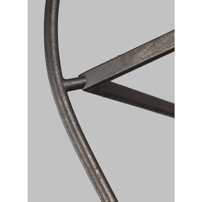 4 Light Wide Lantern, Smith Steel