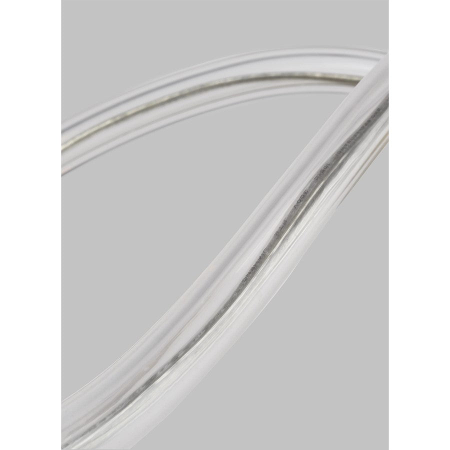 6 Light Large Chandelier, Burnished Brass