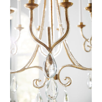 12 Light LG Chandelier, AG