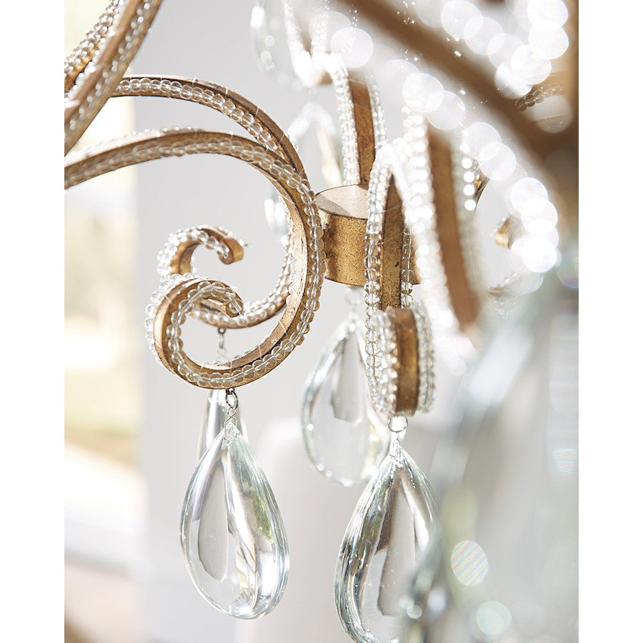 12 Light LG Chandelier, AG