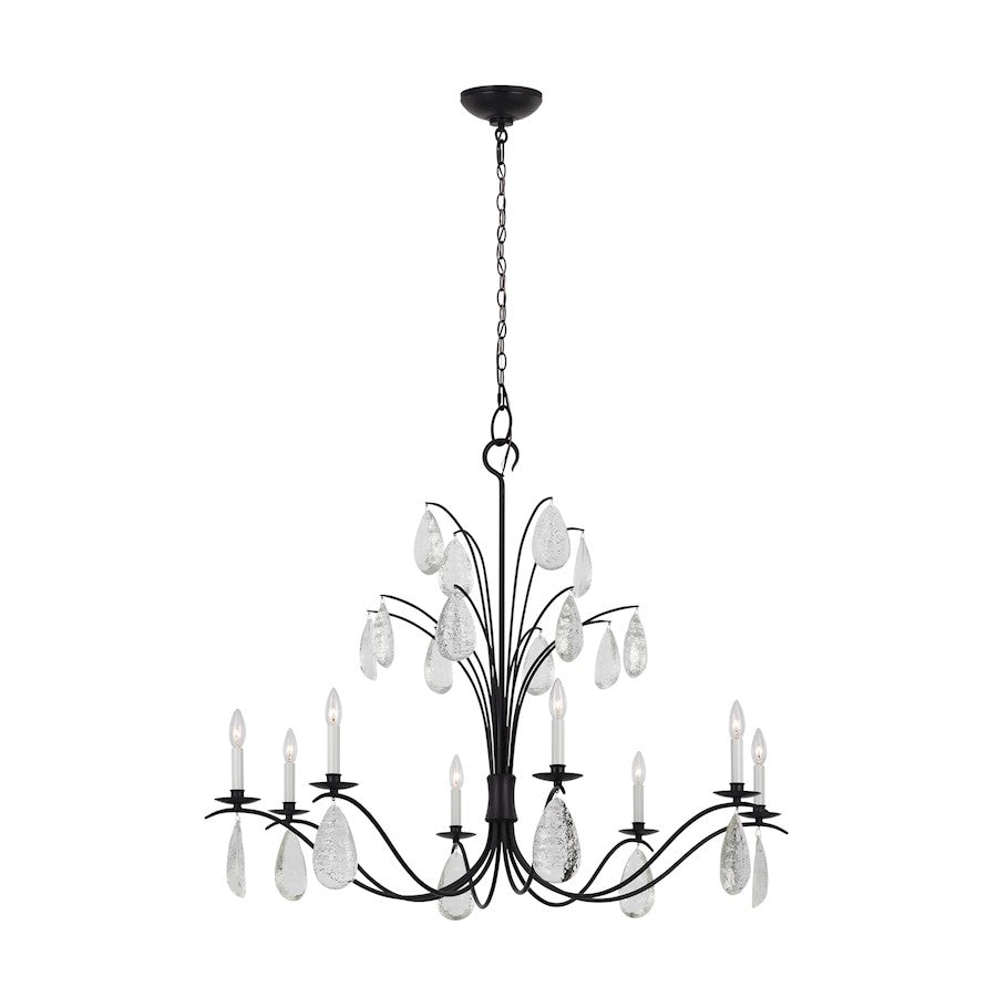 8-Light XL Chandelier, Iron