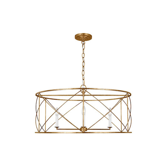 Visual Comfort Studio Beatrix 4 Light Extra Large Lantern, Ant Gild - CC1624ADB