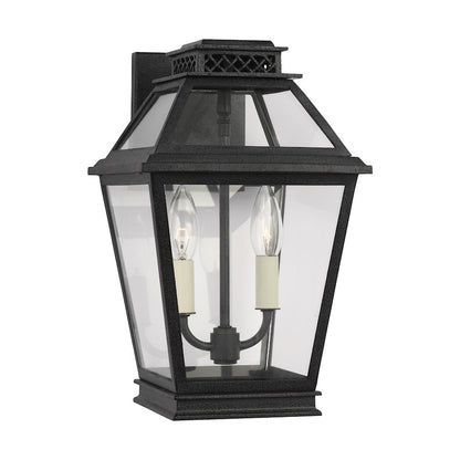 2 Light Small Outdoor Wall Lantern