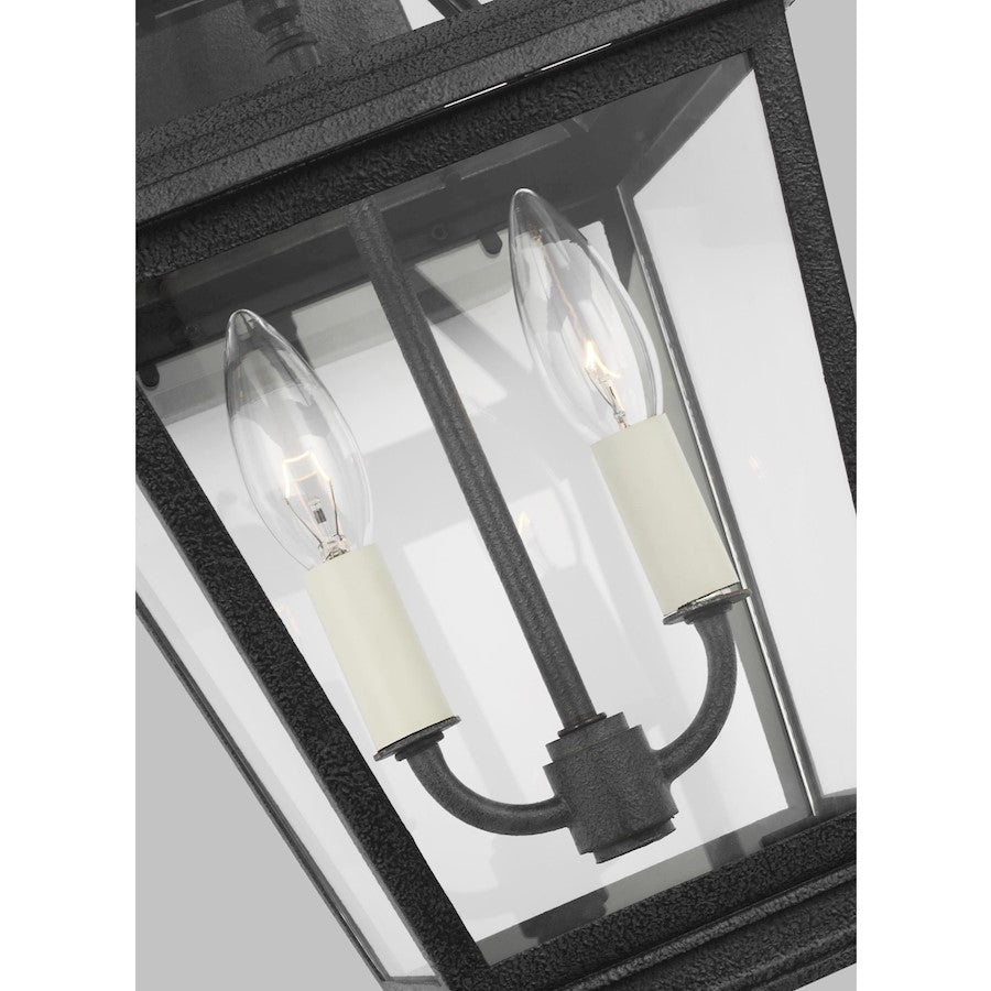 2 Light Small Outdoor Wall Lantern