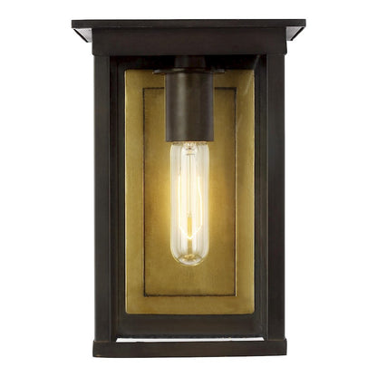 Visual Comfort Studio 1101 Freeport Out Wall Lantern, Copper/Clear - CO1101HTCP