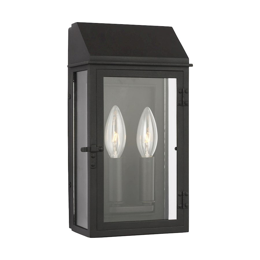 2 Light Small Outdoor Wall Lantern