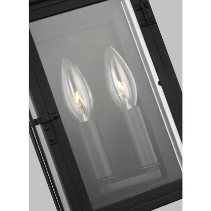 2 Light Small Outdoor Wall Lantern
