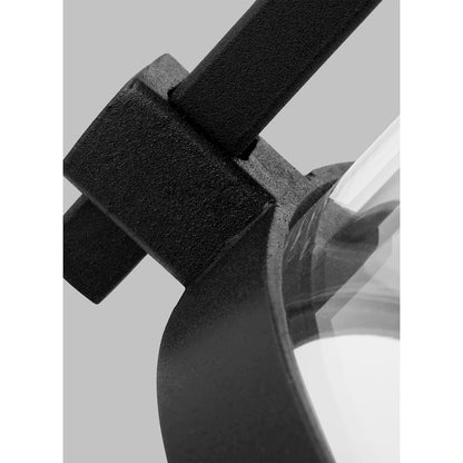 1 Light Out Pendant, Textured Black