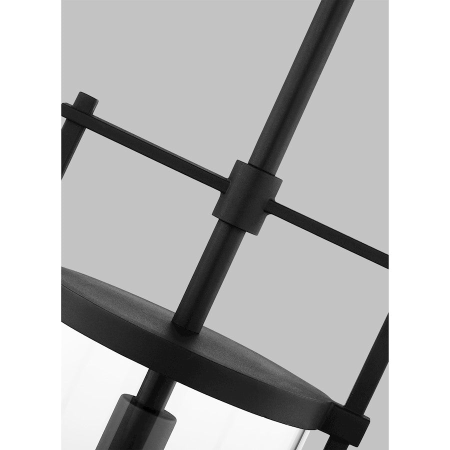 1 Light Out Pendant, Textured Black