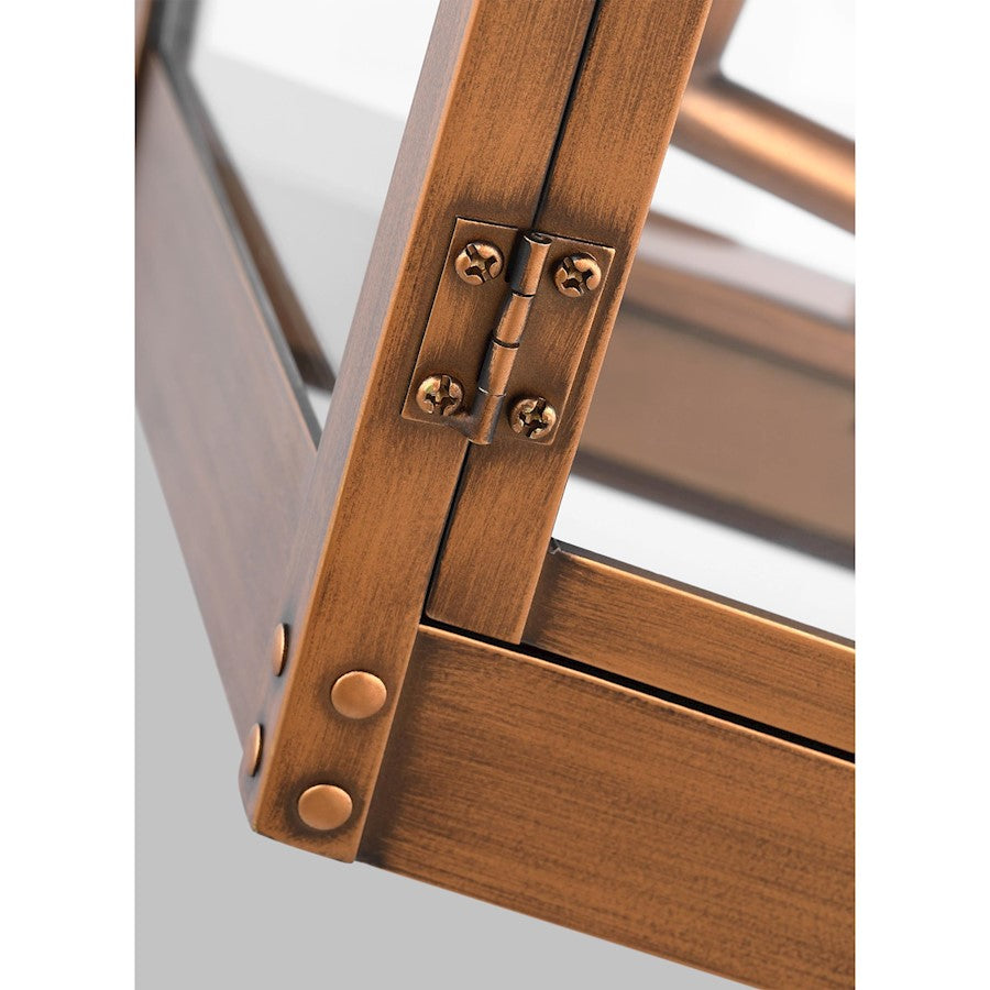 4 Light Large Out Pendant, Copper