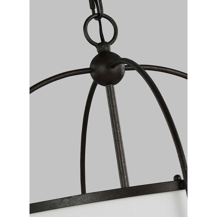 2 Light Hanging Shade, Steel
