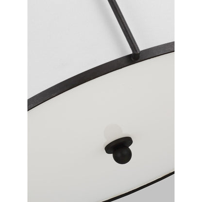 2 Light Hanging Shade, Steel