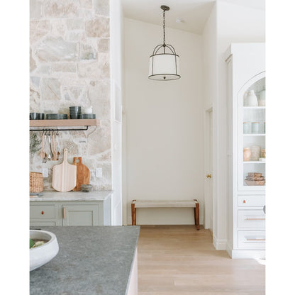 2 Light Hanging Shade, Steel