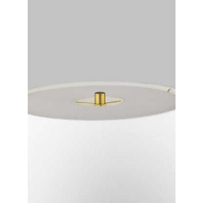 Studio Morada 1-Lt Large Table Lamp, Arctic WH/WH