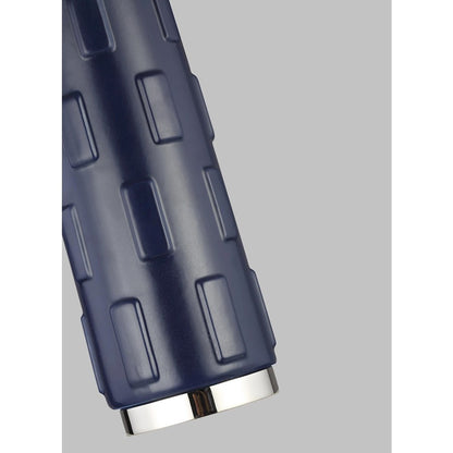 Studio Morada 1-Lt Large Table Lamp, Indigo/WH Linen