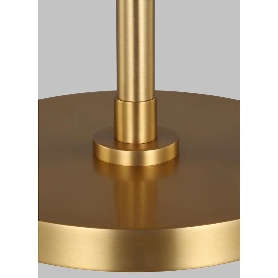 Visual Comfort Studio Wellfleet 1-Lt Cone Desk Lamp, Black/Brass