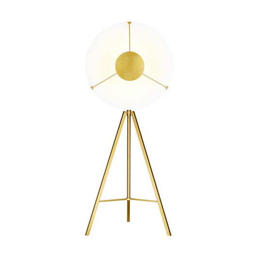 Visual Comfort Studio Ultra-Lt 1-Lt Floor Lamp, Burnished/Frost - CT1151BBS