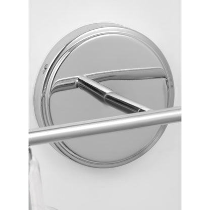 2 Light Bathroom Vanity Light, Chrome