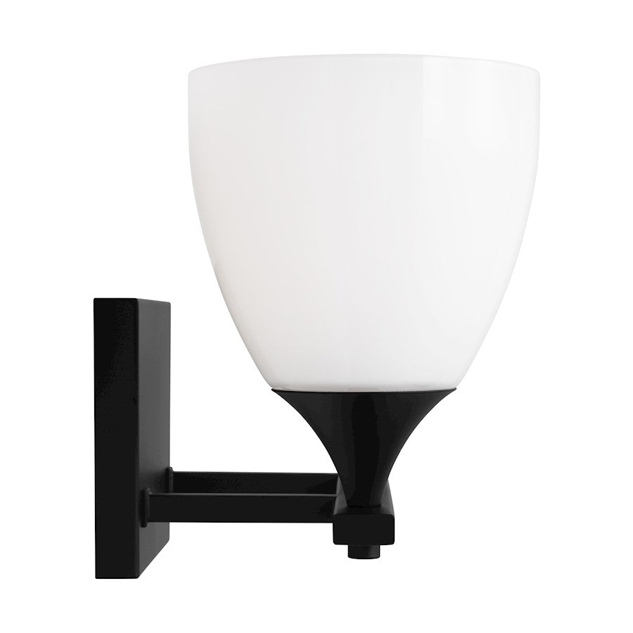 2 Light Bathroom Vanity Light, Midnight Black