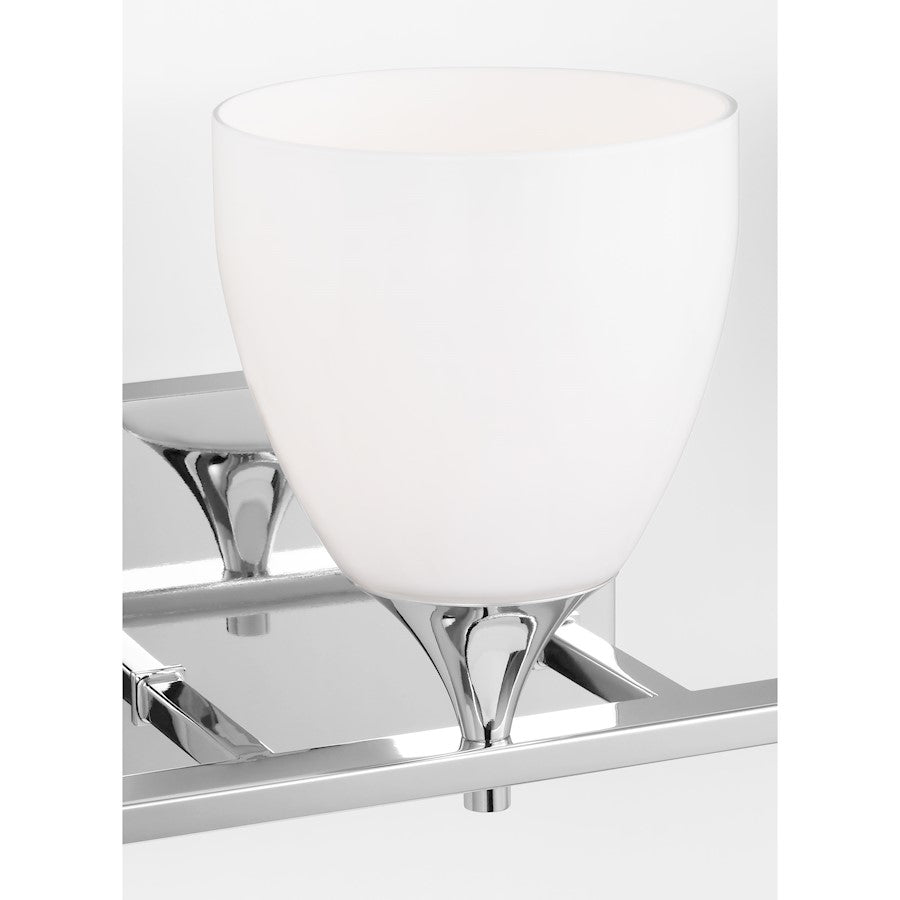 3 Light Bathroom Vanity Light, Chrome