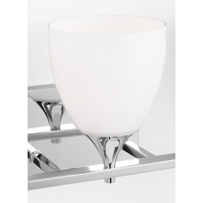 3 Light Bathroom Vanity Light, Chrome