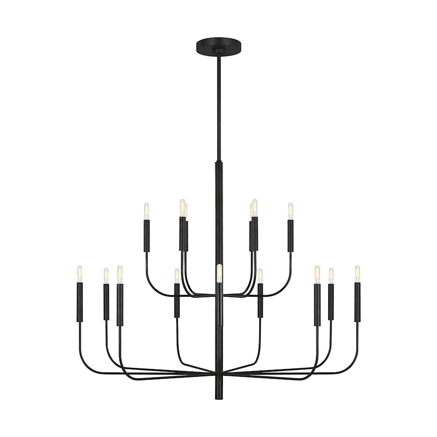 15 Light Two-Tier Chandelier, PN