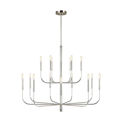 15 Light Two-Tier Chandelier, PN