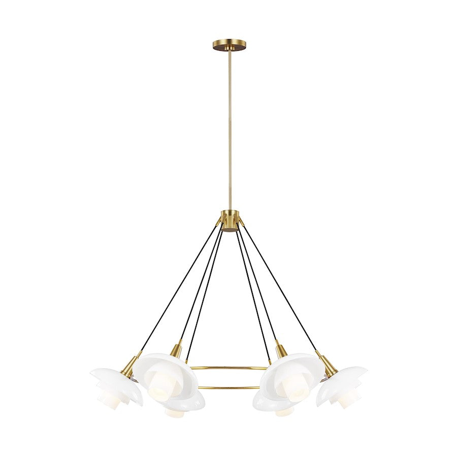 6 Light Chandelier, BB