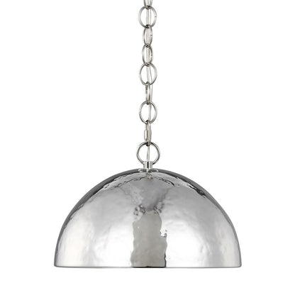 1 Light 16" Pendant, PolishNickel