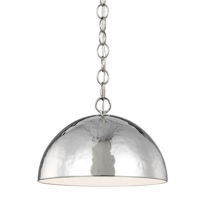 1 Light 16" Pendant, PolishNickel