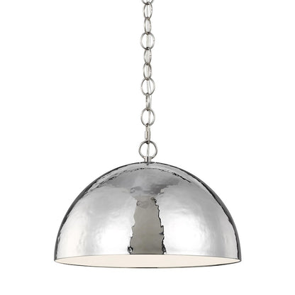 1 Light 16" Pendant, PolishNickel