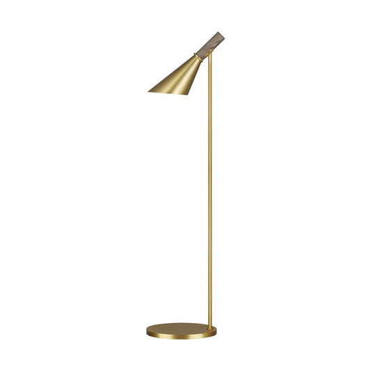 Visual Comfort Studio Wells 1 Light Floor Lamp, BB/BB