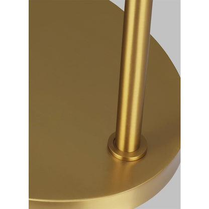 Visual Comfort Studio Wells 1 Light Floor Lamp, BB/BB