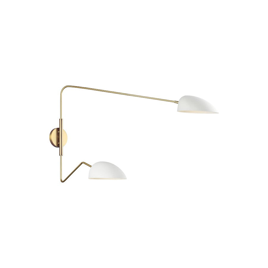 2 Light Wall Sconce