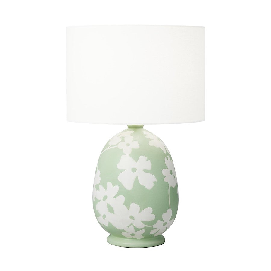 Studio Lila Table Lamp, Semi Green/White