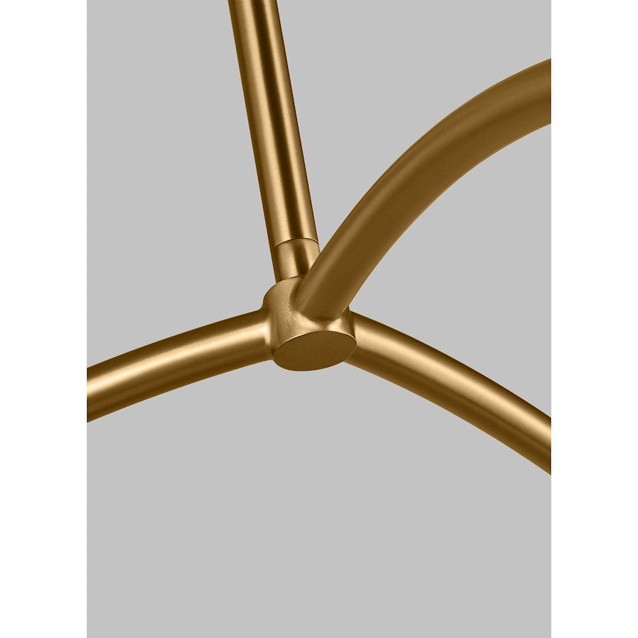 3 Light Large Chandelier, WH