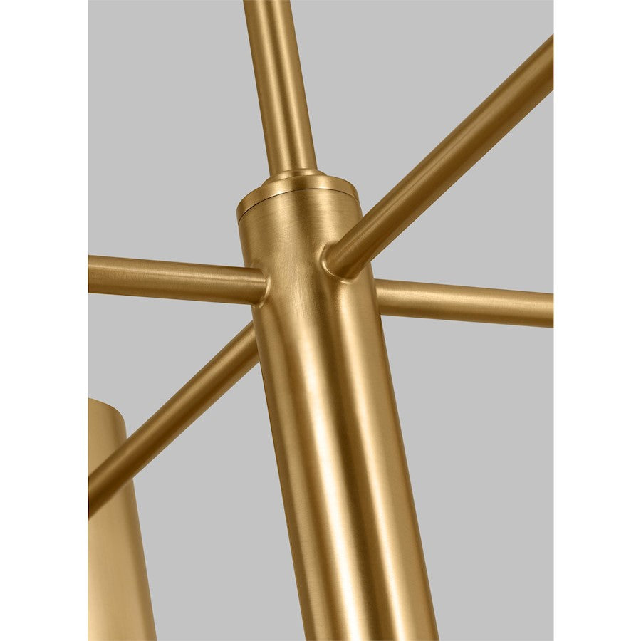 1 Light Tall Pendant, Burnished