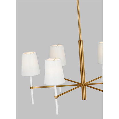 6 Light Medium Chandelier, BS
