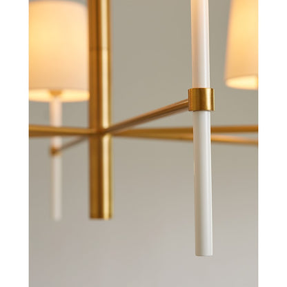 6 Light Medium Chandelier, BS