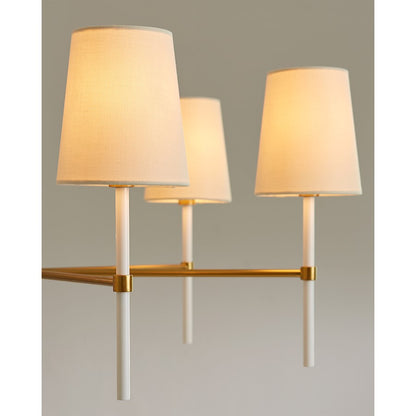 6 Light Medium Chandelier, BS