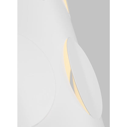 Visual Comfort Studio Dottie 2 Light Small Flush, Nickel/Etched