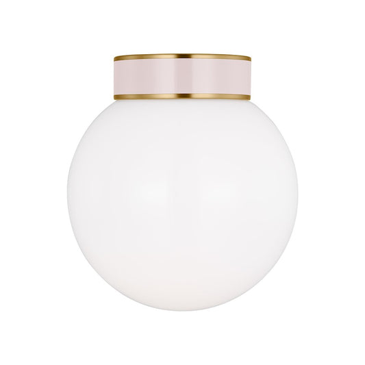 Visual Comfort Studio BLH Monroe 1 Light Small Flush, Brass/Milk - KSF1051BBSBLH